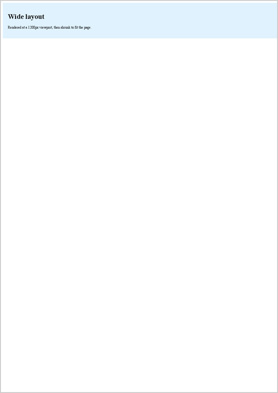 Control the browser viewport width